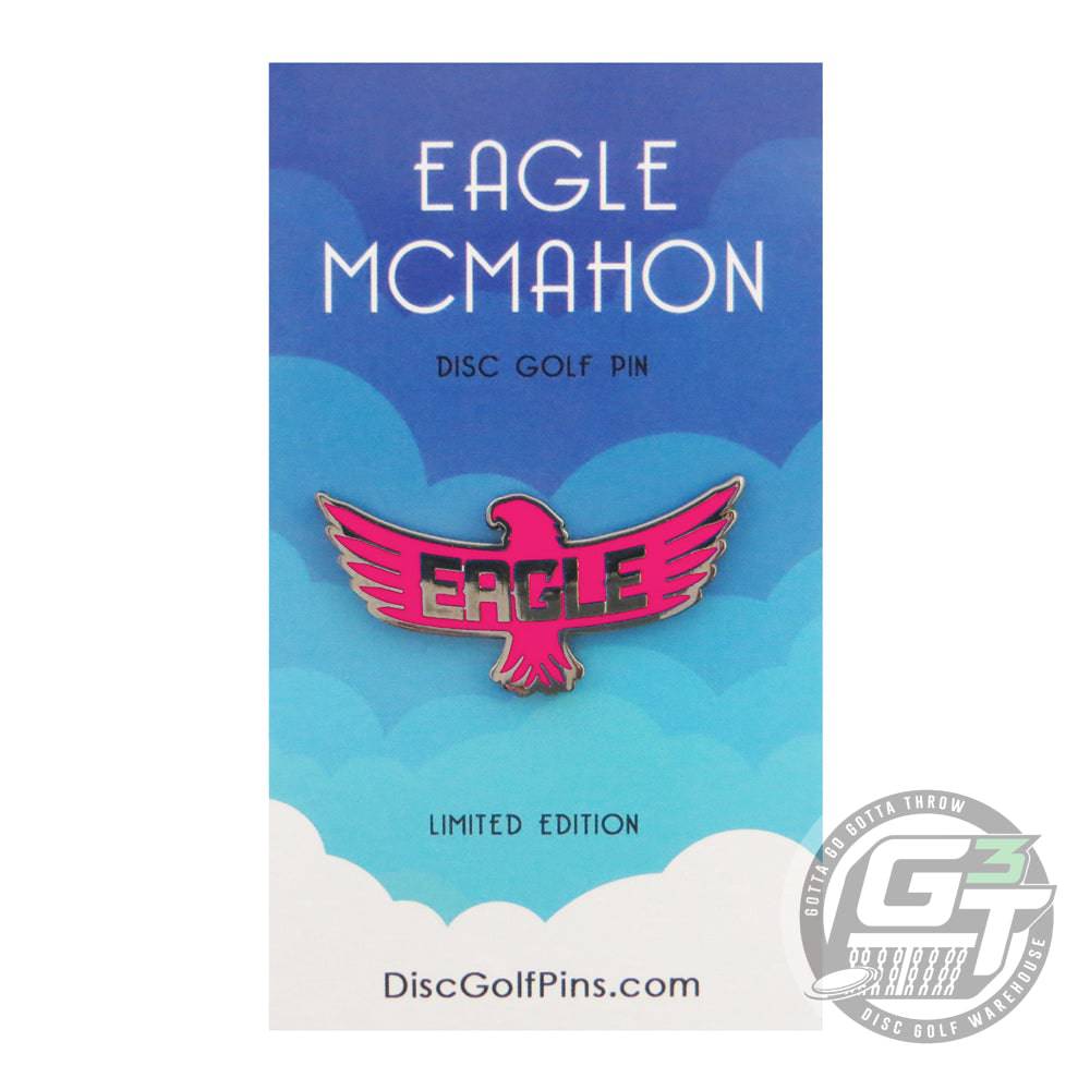 Disc Golf Pins Eagle McMahon Eagle Logo Enamel Disc Golf Pin