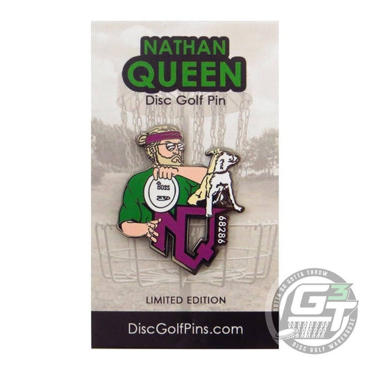 Disc Golf Pins Nathan Queen Series 1 Enamel Disc Golf Pin