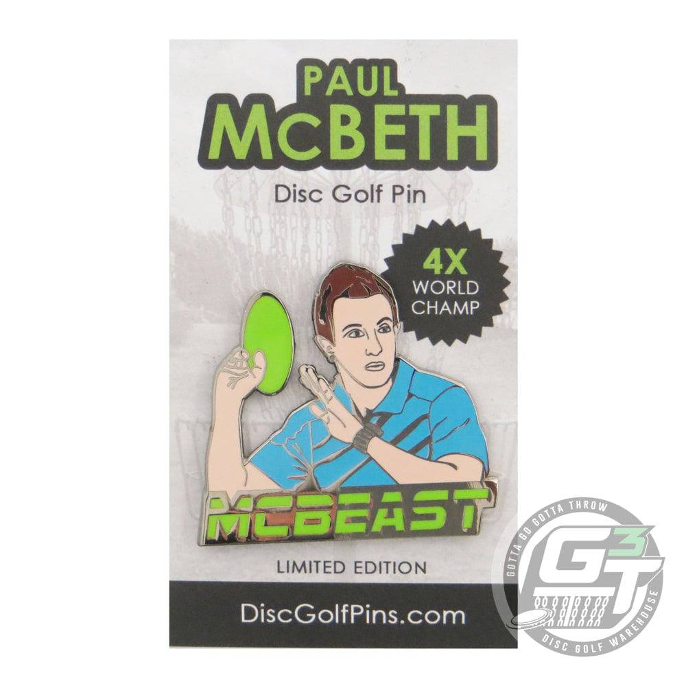 Disc Golf Pins Paul McBeth Series 1 Enamel Disc Golf Pin