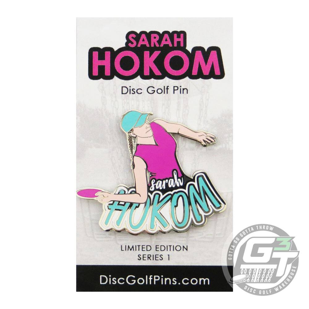 Disc Golf Pins Sarah Hokom Series 1 Enamel Disc Golf Pin