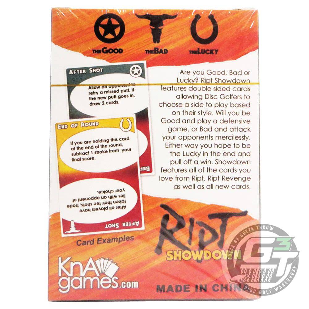 KnA Games RIPT Showdown Disc Golf Card Game