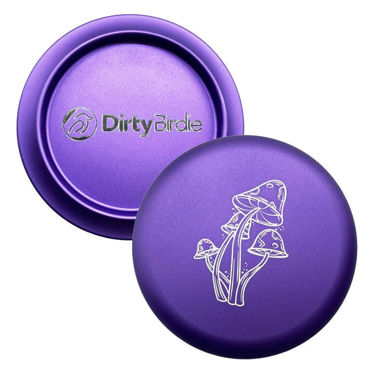 Dirty Birdie Mushroom Design Aluminum Mini Marker Disc