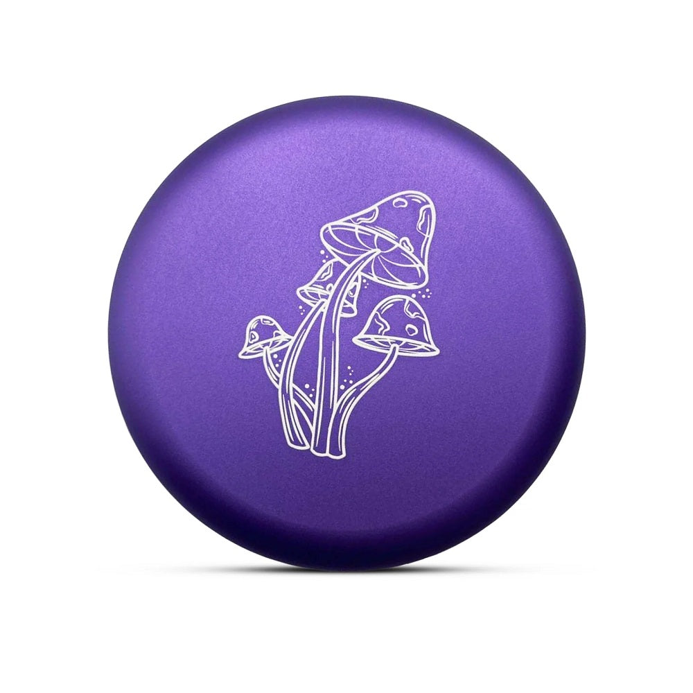 Dirty Birdie Mushroom Design Aluminum Mini Marker Disc