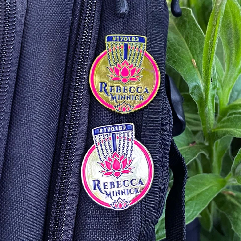 Disc Golf Pins Rebecca Minnick Series 1 Enamel Disc Golf Pin