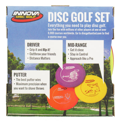 Innova 3-Disc DX Beginner Disc Golf Set StackPack