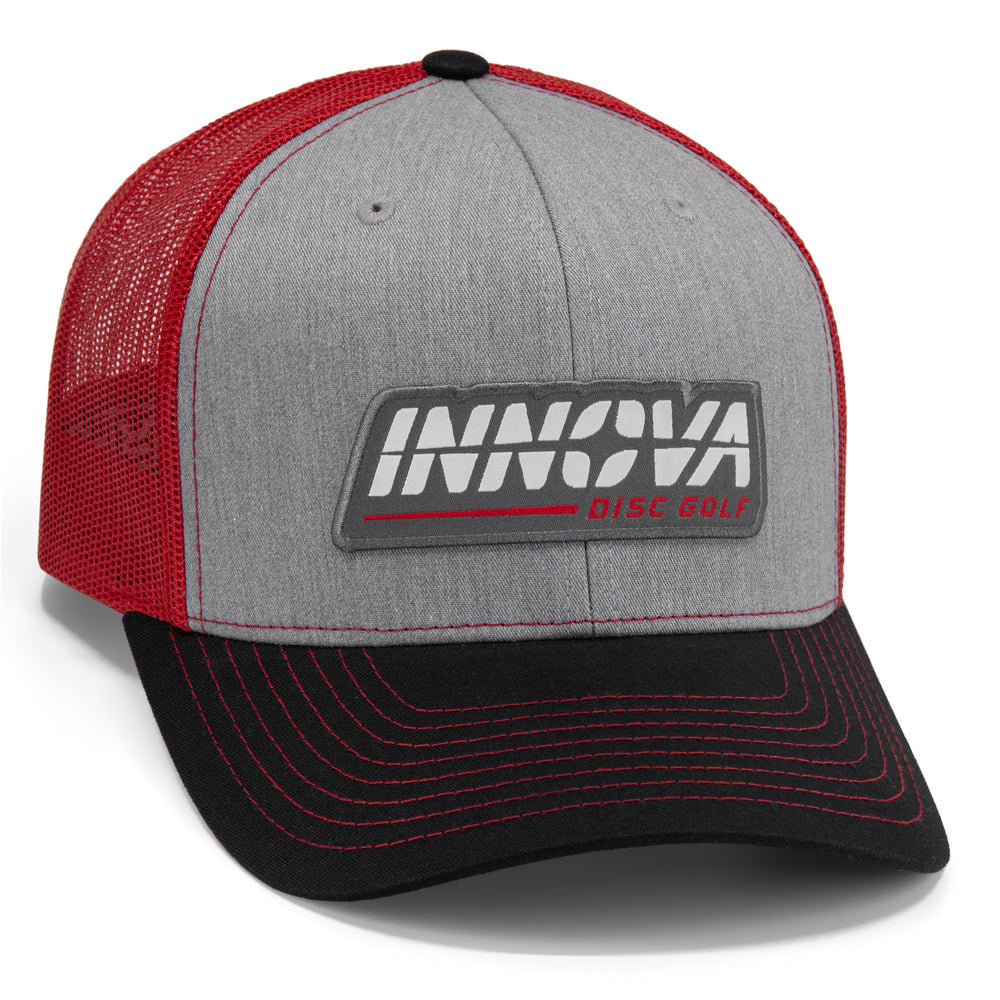Innova Woven Patch Burst Logo Adjustable Mesh Trucker Disc Golf Hat