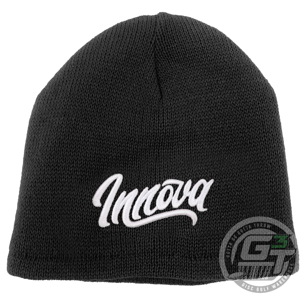 Innova Flow Logo Fleece Lined Knit Beanie Winter Disc Golf Hat