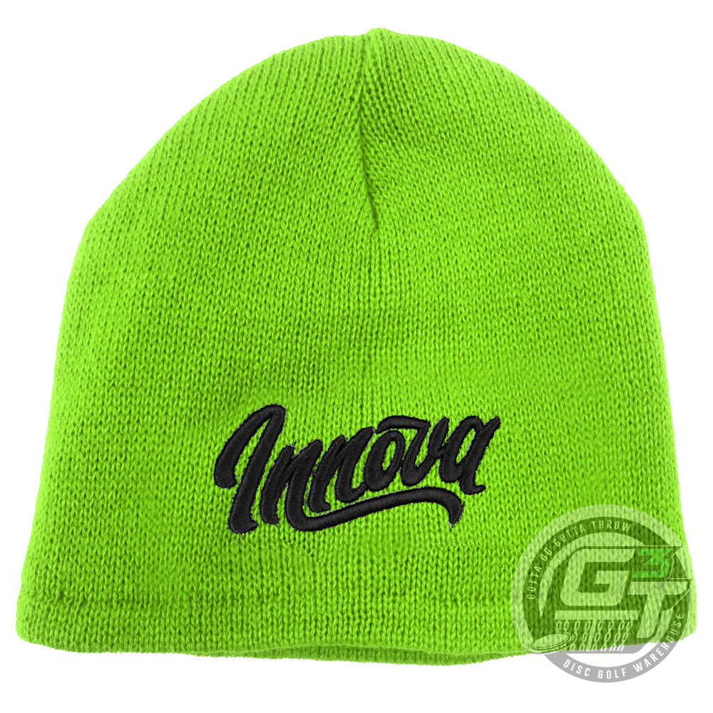 Innova Flow Logo Fleece Lined Knit Beanie Winter Disc Golf Hat