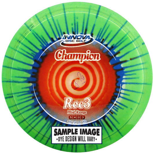 Innova I-Dye Champion Roc3 Midrange Golf Disc