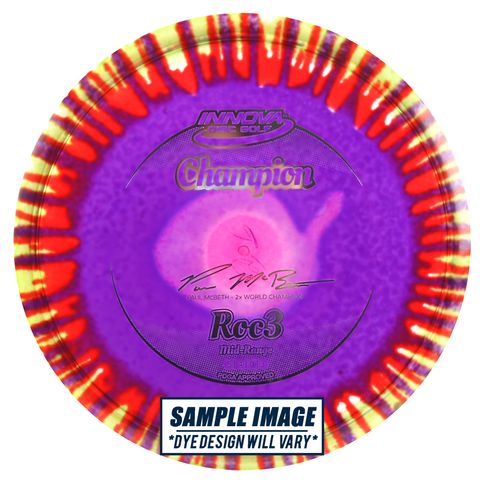 Innova I-Dye Champion Roc3 Midrange Golf Disc