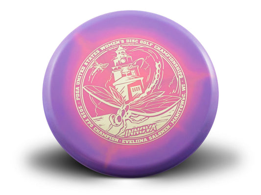 Innova Limited Edition 2025 Tour Series Eveliina Salonen USWDGC FPO Commemorative Proto Glow Halo Star Aviar3 Putter Golf Disc