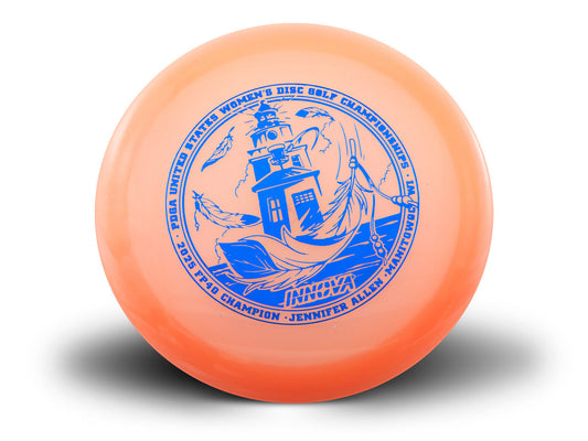 Innova Limited Edition 2025 Tour Series Jennifer Allen UWDGC FP40 Commemorative Proto Glow Champion TeeBird Fairway Driver Golf Disc