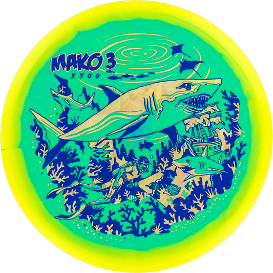Innova Limited Edition Riptide Reef Stamp Halo Star Mako3 Midrange Golf Disc