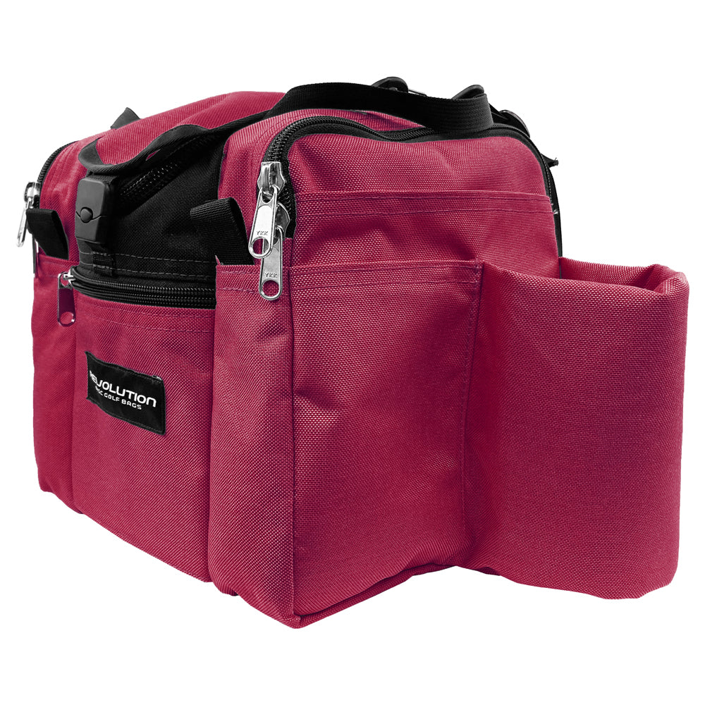 Revolution Mini Deluxe V3 Disc Golf Bag - Crimson