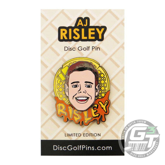 Disc Golf Pins AJ Risley Series 1 Enamel Disc Golf Pin