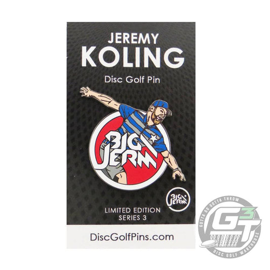 Disc Golf Pins Big Jerm Jeremy Koling Series 3 Enamel Disc Golf Pin