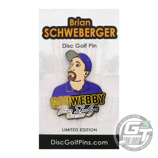 Disc Golf Pins Brian Schweberger Series 1 Enamel Disc Golf Pin