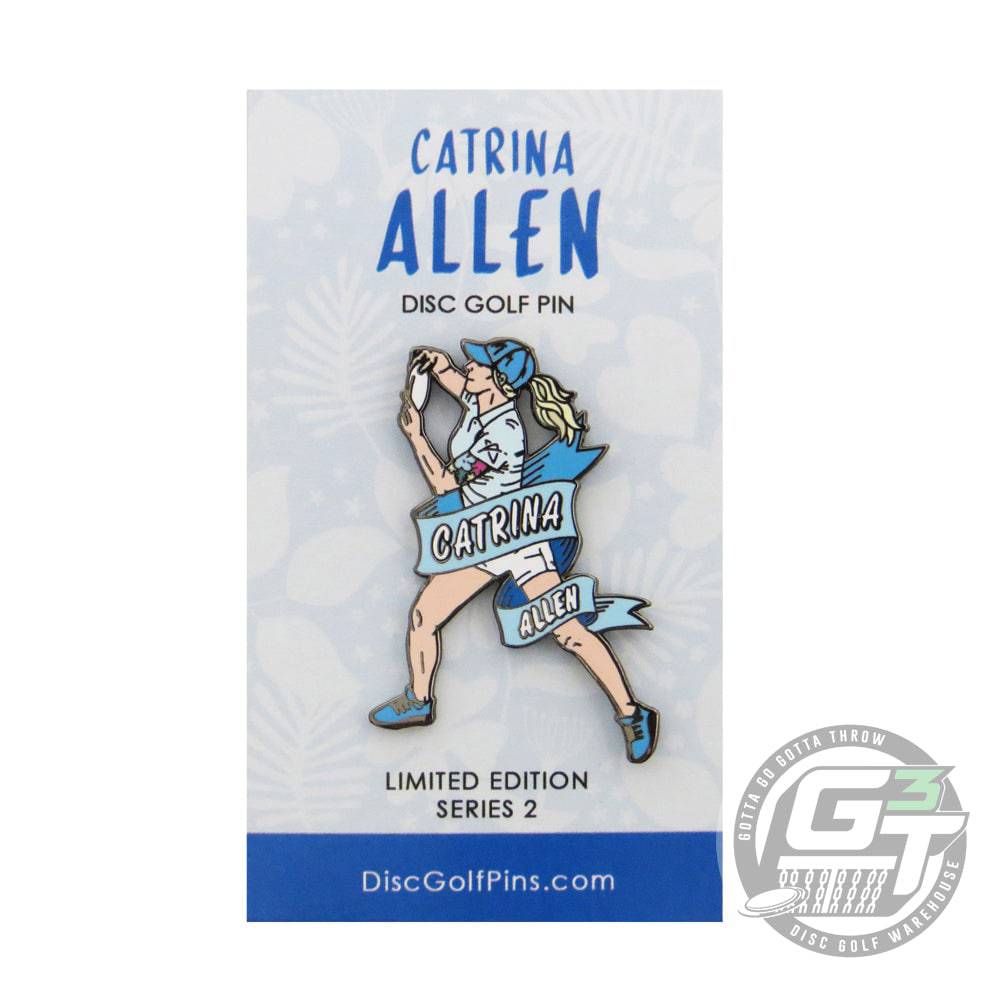 Disc Golf Pins Catrina Allen Series 2 Enamel Disc Golf Pin