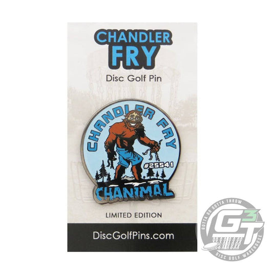 Disc Golf Pins Chandler Fry Series 1 Enamel Disc Golf Pin