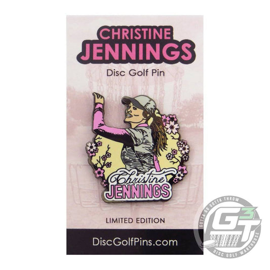 Disc Golf Pins Christine Jennings Series 1 Enamel Disc Golf Pin