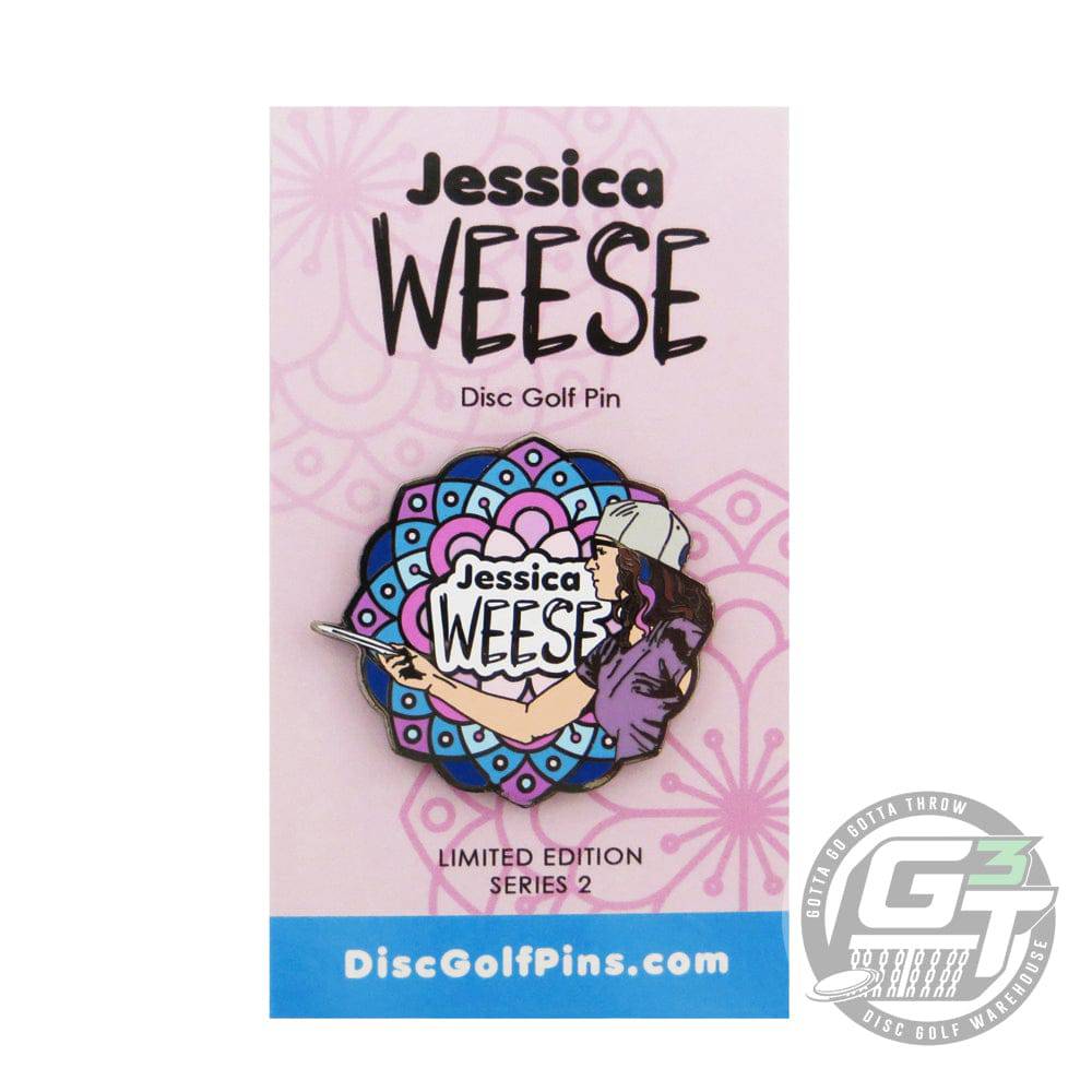 Disc Golf Pins Jessica Weese Series 2 Enamel Disc Golf Pin