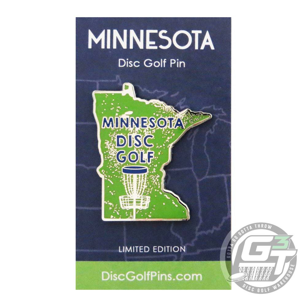 Disc Golf Pins Minnesota State Enamel Disc Golf Pin