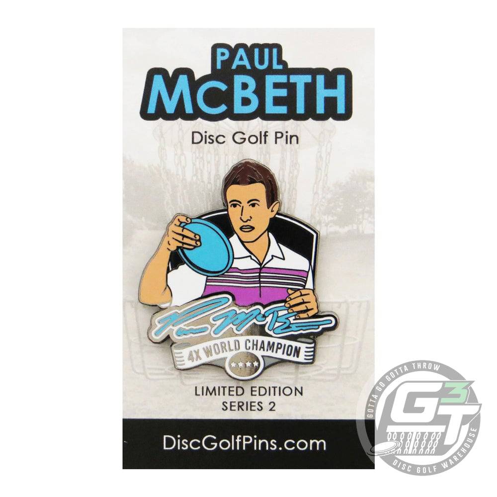 Disc Golf Pins Paul McBeth Series 2 Enamel Disc Golf Pin