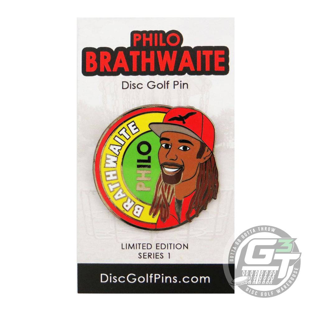 Disc Golf Pins Philo Brathwaite Series 1 Enamel Disc Golf Pin