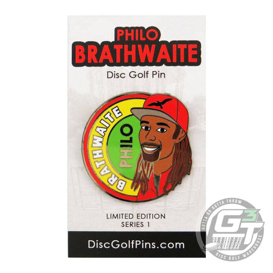 Disc Golf Pins Philo Brathwaite Series 1 Enamel Disc Golf Pin