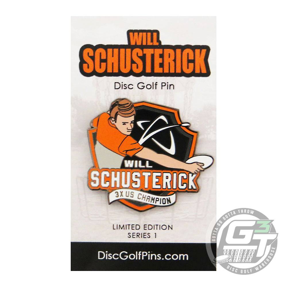 Disc Golf Pins Will Schusterick Series 1 Enamel Disc Golf Pin