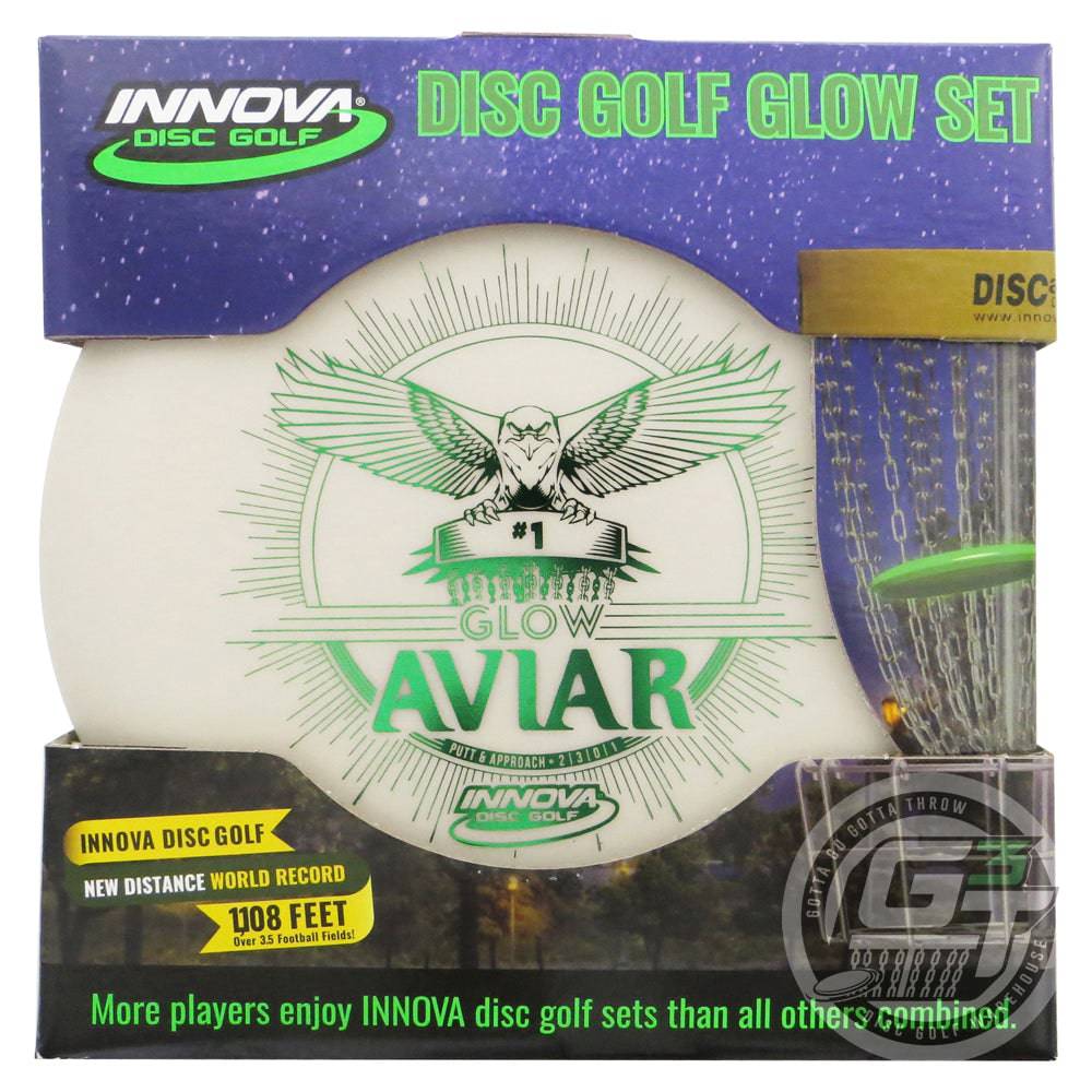 Innova 3-Disc Glow DX Beginner Disc Golf Set